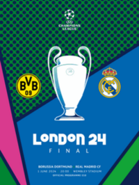 alt="2024 UEFA Champions League Final Program"