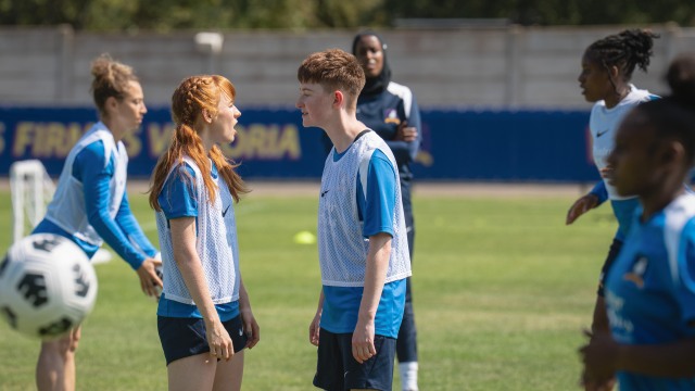 Aisling Sharkey and Rex Hayes in Ted Lasso.jpg