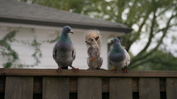 DIRECTV TOUTS SATELLITE-FREE INTEGRATION CAPABILITIES BY INTRODUCING A NEW SQUIRREL FRIEND TO THE PERTURBED PIGEONS