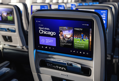 United Airlines and DIRECTV Team Up to Stream Live TV – Including Live Sports – on Starlink-Enabled Seatback Screens This Summer