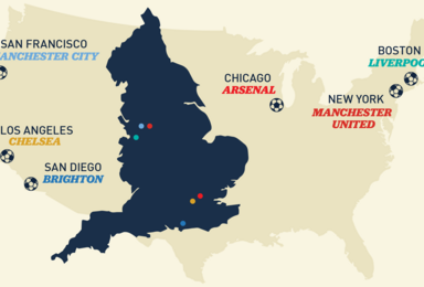 Which Premier League team should you root for based on your U.S. city?
