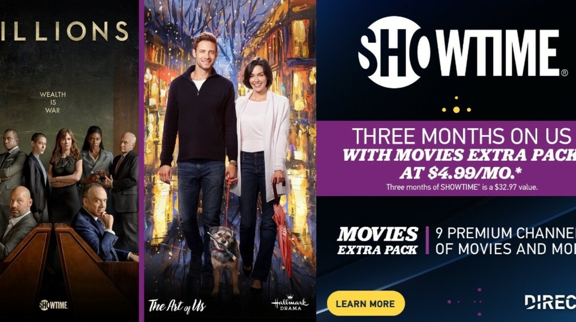 Movies Extra Pack + Showtime Free Preview DIRECTV Insider
