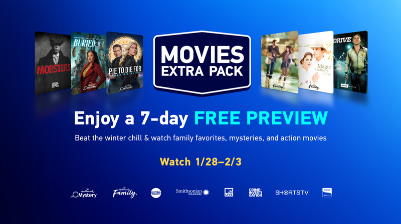 MOVIES EXTRA PACK Free Preview January 28th – February 3rd
