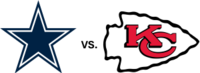alt="Dallas v KC logos for 4:30 pm Thanksgiving game"