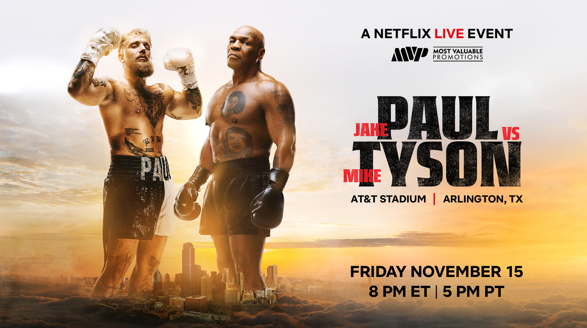 Jake Paul vs. Mike Tyson Boxing Match Available to DIRECTV for