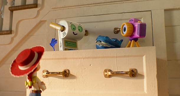 Jessie, Smarty Pants, Atlas and Snappy in Toy Story 5 - © 2026 DisneyPixar. All Rights Reserved..jpg