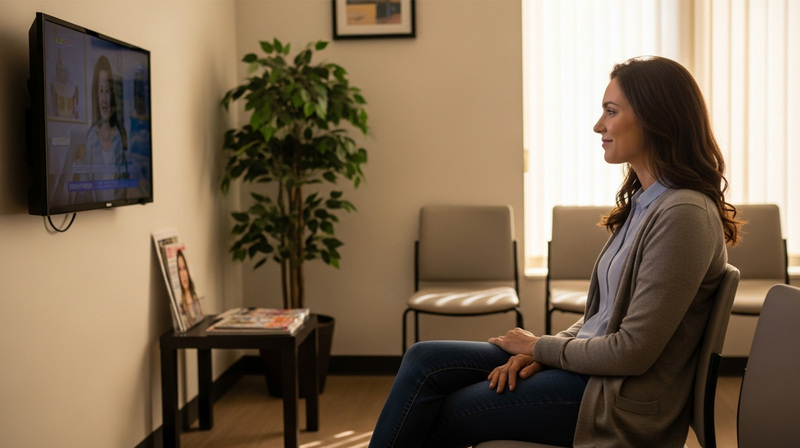 How TV Makes Medical Waiting Rooms More Welcoming