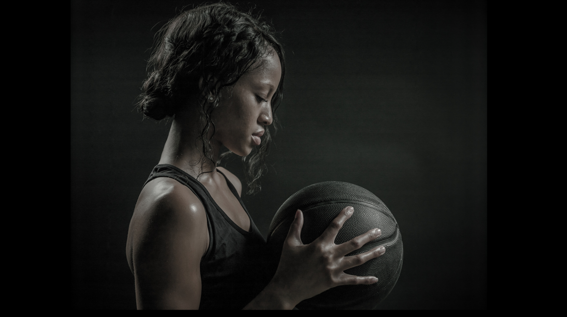 Young Black female basketball players with dreams of going pro