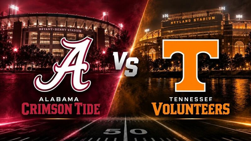 Alabama vs. Tennessee – Where to Watch, Streaming, Channels & Preview