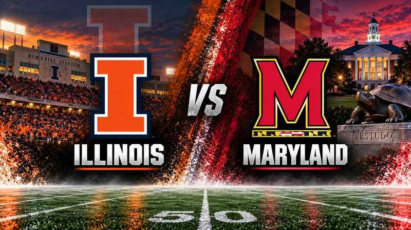 Illinois vs. Maryland – Where to Watch, Streaming, Channels & Preview