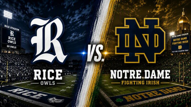 Rice vs. Notre Dame – Where to Watch, Streaming, Channels & Preview