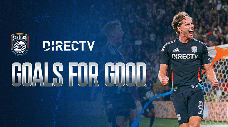 DIRECTV and San Diego FC Team Up for “Goals For Good” to Support Military Non-Profit Organization
